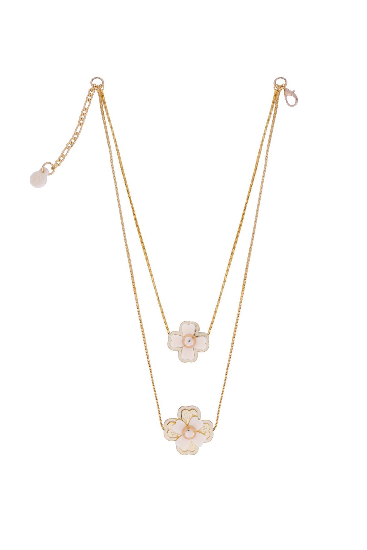 Oyster Necklace Long pendants ( set of 2 )