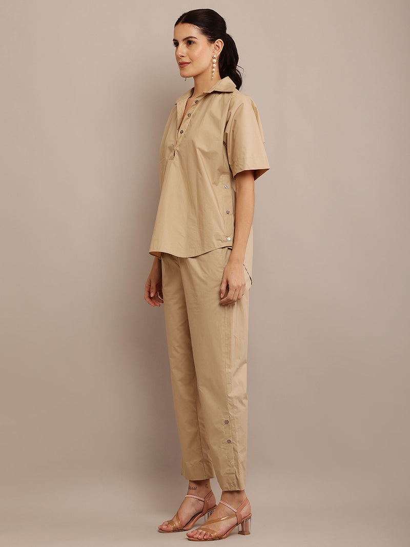 Kaft Khaki Top