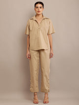 Kaft Khaki Top