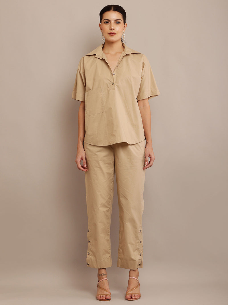 Kaft Khaki Top