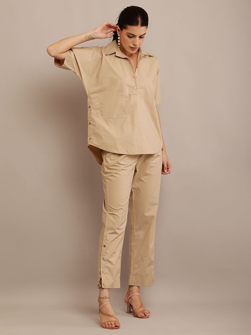 Kaft Khaki Top