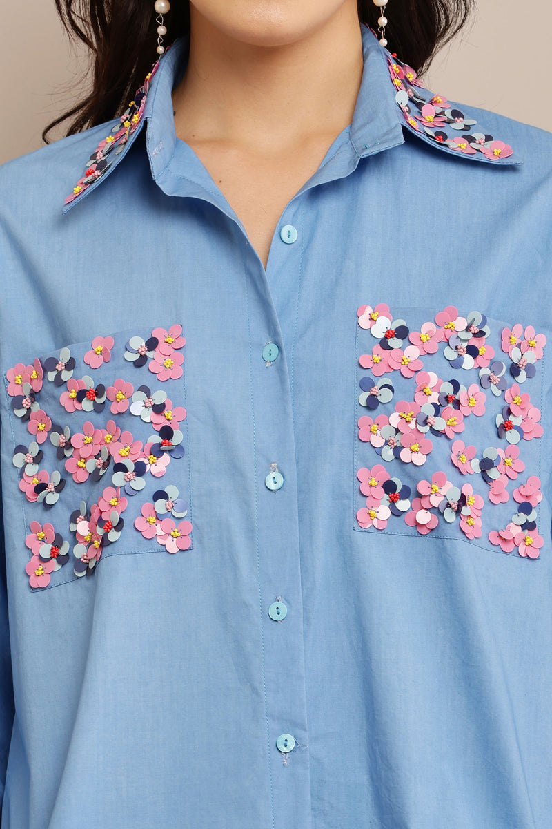 Tulum Blue Top