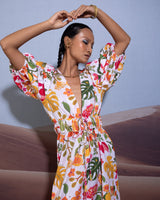 Botanical Elegance Maxi Dress