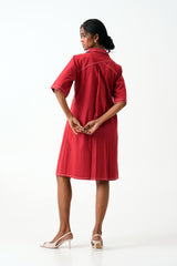 Madder Taiwo - Embroidered Shirt Dres