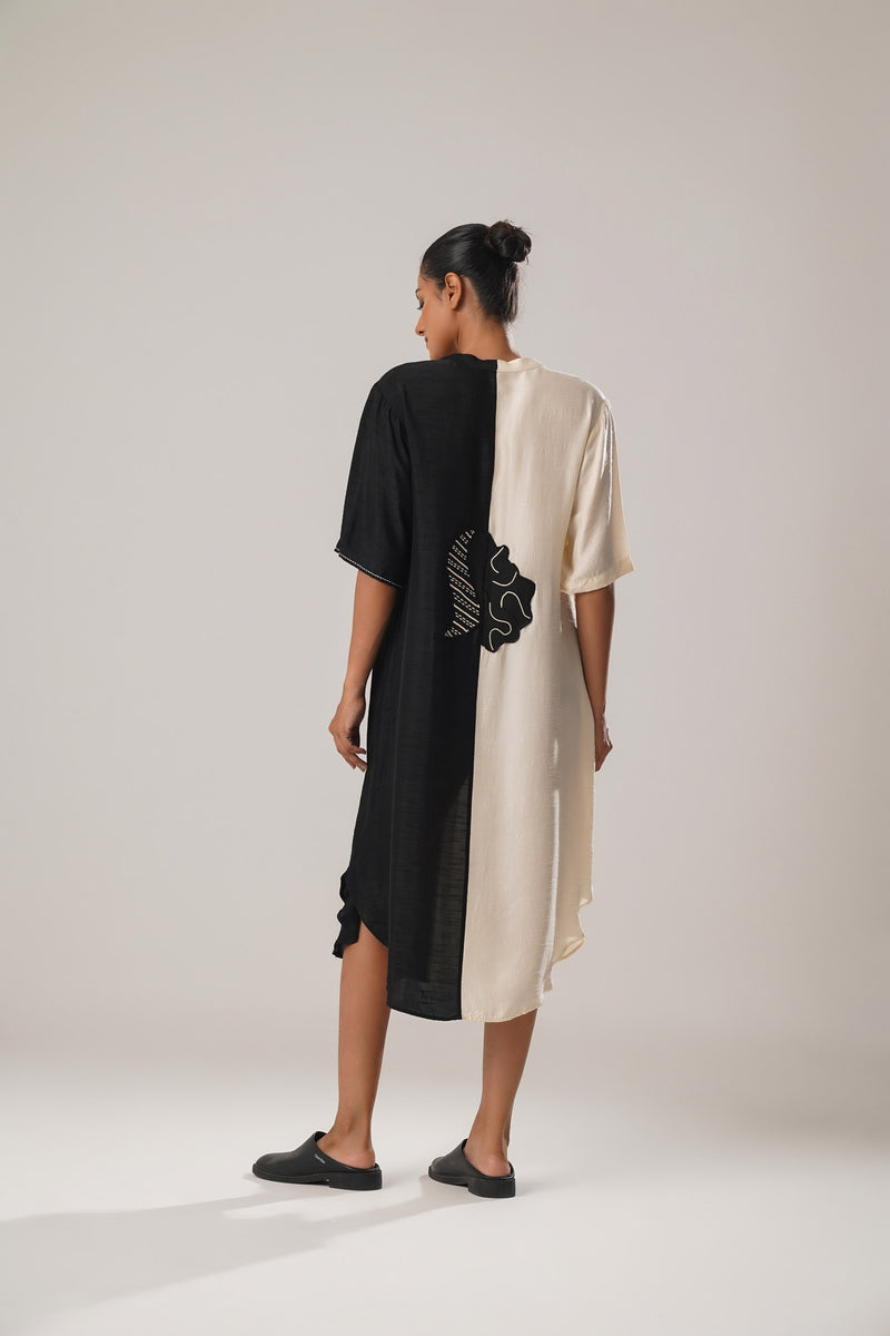 MJ BOX PLEAT DRESS