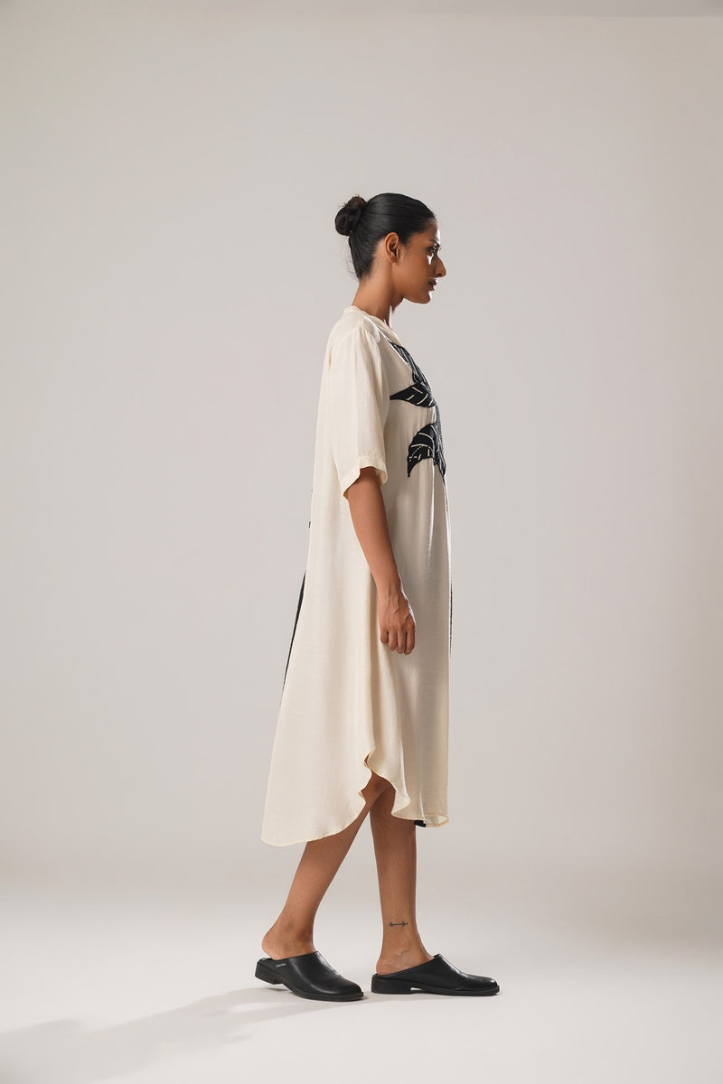 MJ BOX PLEAT DRESS
