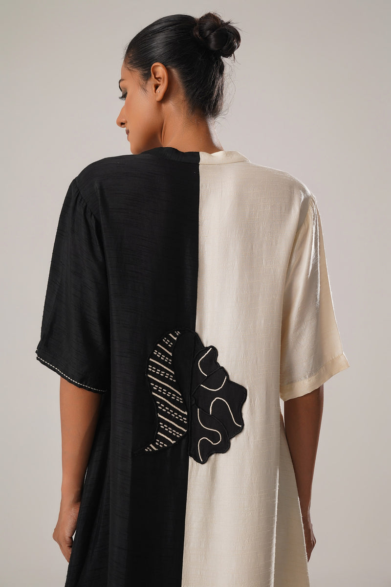 MJ BOX PLEAT DRESS