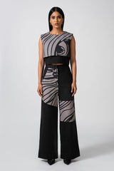 Sleek Onyx Block Pants