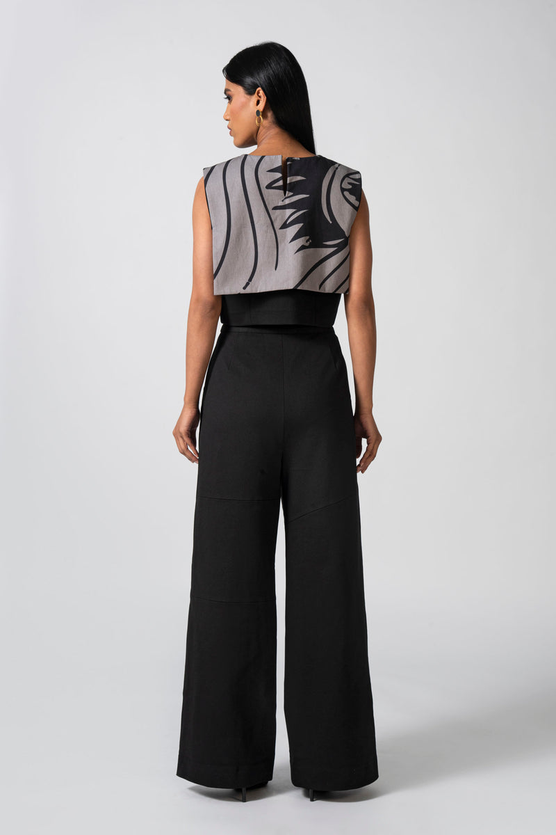 Sleek Onyx Block Pants