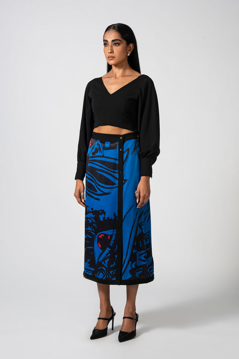 Chic Visions POC wrap skirt