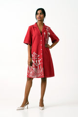 Madder Taiwo - Embroidered Shirt Dres