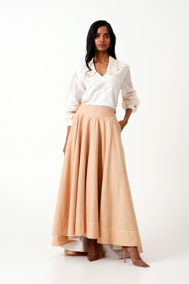 Latte Jena - Swirl Skirt Set