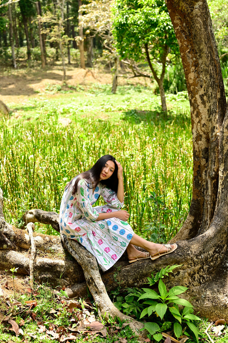 Gardeners Gathered Dress