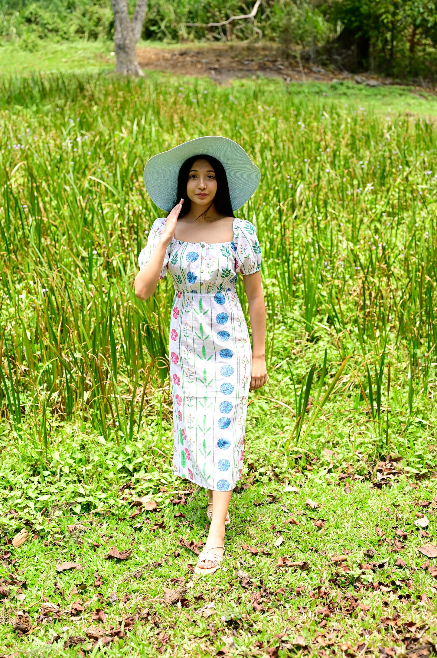 Gardeners Side Slit Dress
