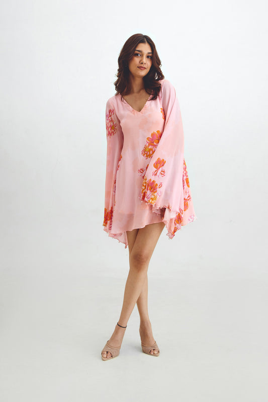Flared Mini Dress In Kyra