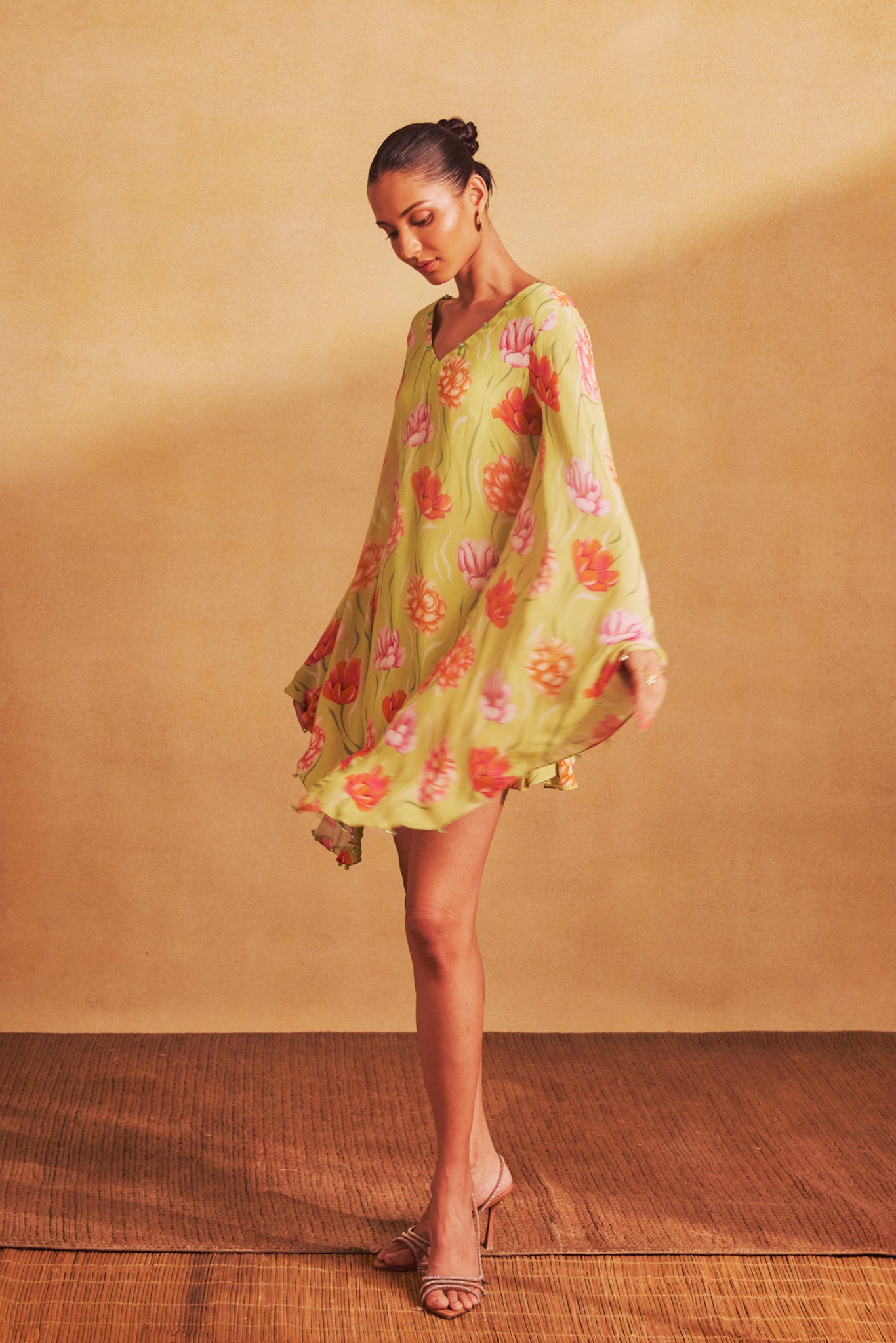 Flared Mini Dress In Remi