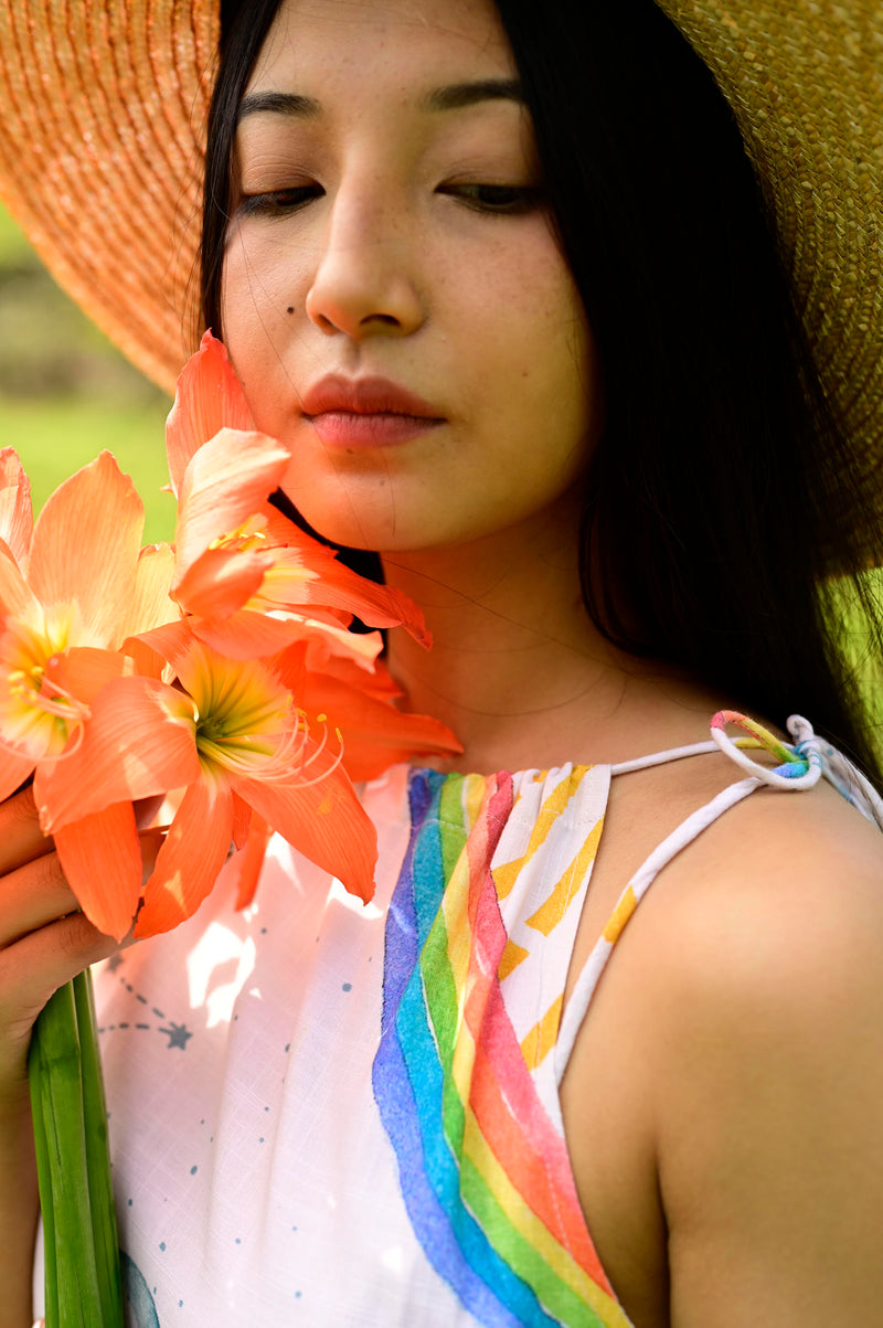 Rainbow Tie Knots Dress