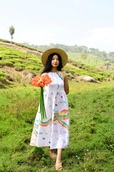 Rainbow Tie Knots Dress