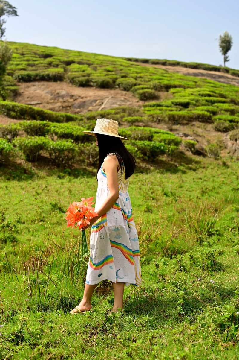 Rainbow Tie Knots Dress