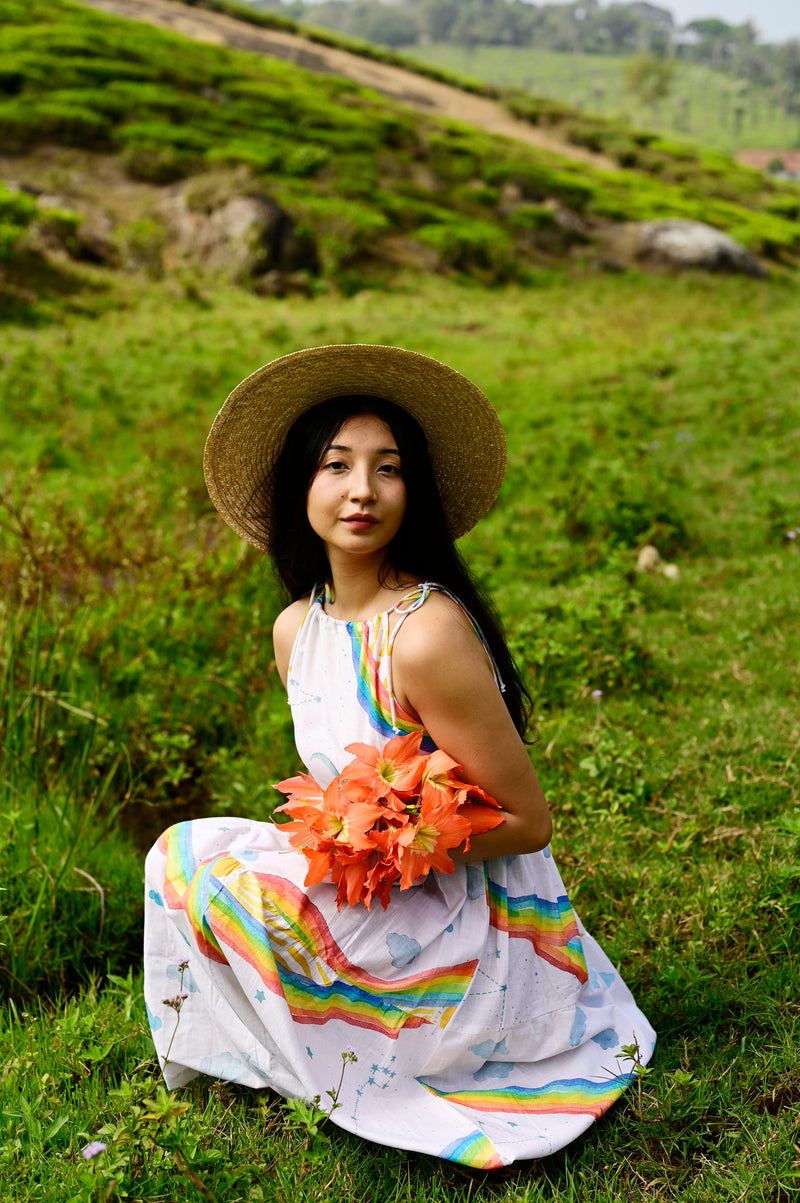 Rainbow Tie Knots Dress