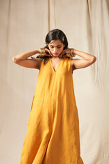 Jaisalmer Linen Flared Jumpsuit