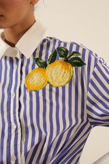 Lemon Knotted Shirt